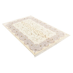 Vidal Tapis de laine 185x127 beige Darya