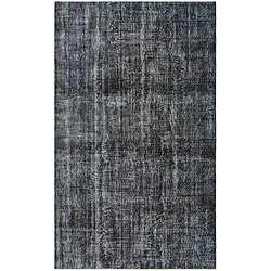 Vidal Tapis de laine 297x175 noir Ultra Vintage