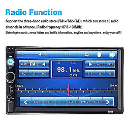 Avis Universal 7 '' Dual Din Car MP5 Player Support Carte Reading & Bluetooth Hands Free Call