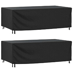 vidaXL Housses de salon de jardin 2 pcs 229x113x73 cm imperméable 420D