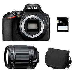 PACK NIKON D3500 + TAMRON 18-200 VC + Sac + Carte SD 4Go