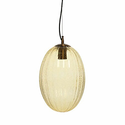 Paris Prix Lampe Suspension en Verre Virgina 36cm Ambre