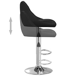 Acheter vidaXL Tabouret de bar Noir Similicuir