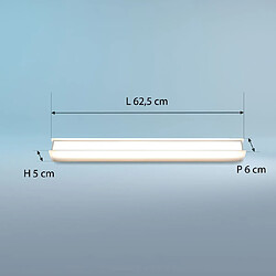 Réglette spécial Salle de Bains IP44 (60cm 8W 600LM 4000K) - Voltman