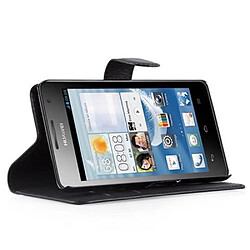 Avis Cadorabo Coque Huawei ASCEND G526 Etui en Noir