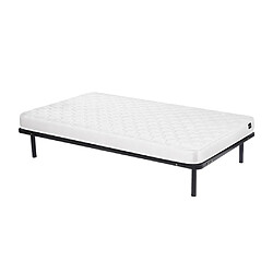 Vente-Unique Ensemble 90 x 190 cm cadre à lattes + matelas mousse ép.15cm -DANAE II de YSMÉE