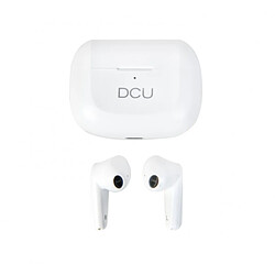 DCU Tecnologic Good People Casque Bluetooth 5.2 - Microphone intégré - Autonomie jusqu'à 6,5h - Touch Control - Couleur Blanc