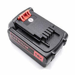 vhbw Li-Ion batterie 4000mAh (18V) pour outil électrique outil Powertools Tools Black & Decker ASD, ASL, BD, EGBHP, EGBL, EPL, GKC1000L, GKC1817L