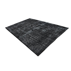 Vidal Tapis de laine 300x201 noir Ultra Vintage