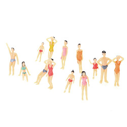 Peints Modèle Plage gens figures pack 1:75 de 20pcs pas cher