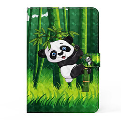 Etui en PU impression de motifs avec support Panda pour votre Samsung Galaxy Tab A7 10.4 (2020)