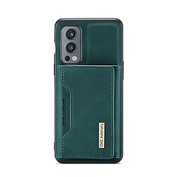 Dg.Ming Coque en TPU magnétique, hybride avec béquille, prend en charge la charge vert pour votre OnePlus Nord 2 5G