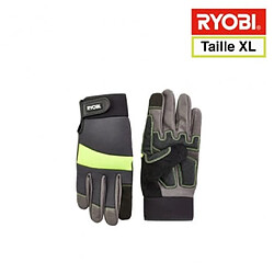 Gants RYOBI de jardinage renforcés et tactiles - Taille XL RAC811XL