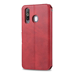 Avis Wewoo Housse Coque Pour Galaxy A60 / M40 AZNS Étui en cuir avec rabat magnétique et texture de mollet porte et fentes cartes et cadre photo Rouge