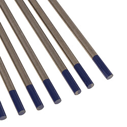 Avis Baguette bleue d'électrode de 10pcs 150mm tungstène pour la soudure 3.2G de soudure à l'arc de TIG