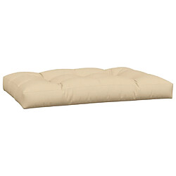 Acheter vidaXL Coussins de palette lot de 5 beige tissu