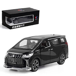 Universal 1/24 Simulation Moulée Alpha Nounou Voiture Modèle Jouet Alliage Jouet Acoustique et Lumière Enfants Cadeaux de collection pour enfants | Voiture jouet moulée sous pression(Le noir)