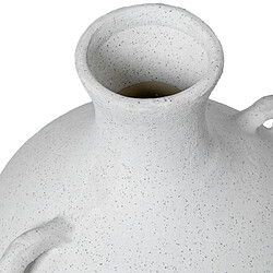 Vase Alexandra House Living Blanc Céramique 23 x 28 cm Avec des poignées