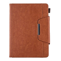 Etui en PU Boucle avec support et fente pour stylo marron pour votre Apple iPad 10.2 (2019)