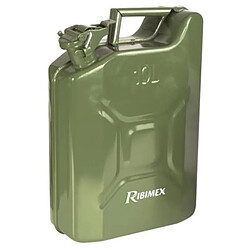 Ribimex Jerrican 10 litres en métal traitement antirouille