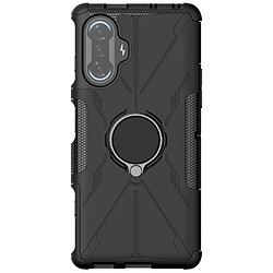 Coque en TPU anti-chute avec béquille pour votre Xiaomi Redmi K40 Gaming 5G/Poco F3 GT 5G - noir