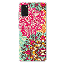 Coque en TPU impression de motifs souple belles fleurs pour votre Samsung Galaxy A41 (Global Version)