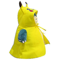 Universal Adorable peluche Picachu avec poncho et cadeau enfant jaune