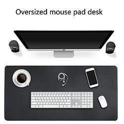 Wewoo Tapis de souris en cuir PVC multifonctionnel pour entreprise double face table bureau d'ordinateur, Taille: 120 x 60 cm