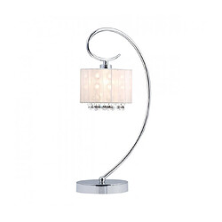 Luminaire Center Lampe de bureau en cristal Span Chrome