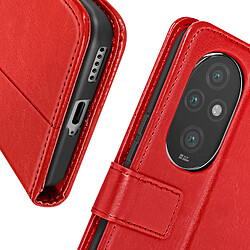 Acheter Avizar Etui Clapet pour Honor 200 Portefeuille Support Vidéo Rouge