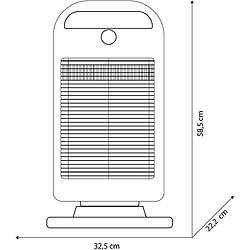 Avis Olimpia Splendid Solaria Evo S Infrared electric space heater Intérieur Argent 1200 W