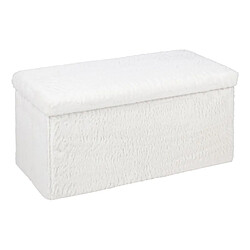 But Banc coffre L. 76 - H 38 cm SWEETY Blanc