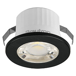 BRAYTRON Mini spot LED rond noir 3W 3000K IP54