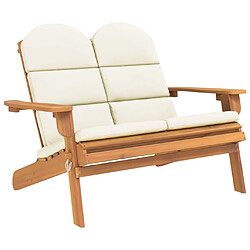 Acheter vidaXL Ensemble de salon de jardin Adirondack 3 pcs bois acacia solide