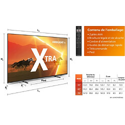 Avis Philips TV Mini LED 4K 164 cm 65PML9008/12 Ambilight TV The Xtra