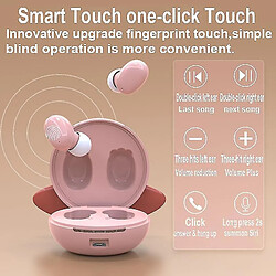 Acheter Universal Pig Wireless Bluetooth 5.0 Sport Mini Lovely Ear Touch Casque sans fil | Casque (rose)