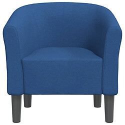 Avis Maison Chic Fauteuil relax,Chaise pour salon cabriolet bleu tissu -MN70389