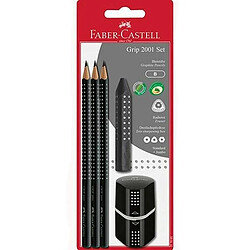 Ensemble de Crayons Faber-Castell Noir 10 Unités