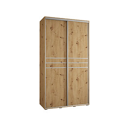 Abiks Meble Armoire Davos 10 À Portes Coulissantes 235,2/130/45 2 Portes