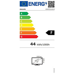 TV intelligente Philips 43HFL5114/12 Full HD 43"