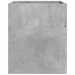 Acheter vidaXL Armoire d'évier Gris béton 80x38,5x46 cm Aggloméré