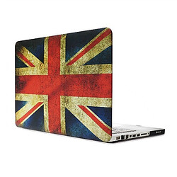 Wewoo Housse Coque Mac Étui de protection en plastique dur givré pour Motif drapeau britannique rétro Macbook Pro 13,3 pouces 