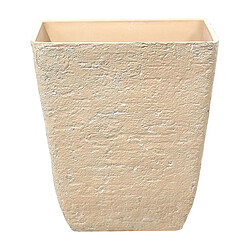 Beliani Cache-pot beige 49 x 49 x 53 cm DELOS