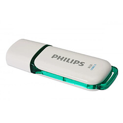 Philips Clé USB 2.0 Snow Edition - 8 Go - PHM08GBS2 - Blanc/Vert