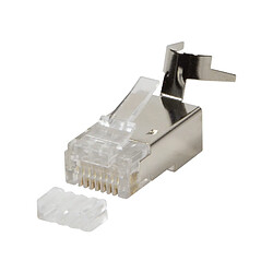 LogiLink Connecteur RJ45 mâle, Cat. 6A / Cat. 8.1A, blindé ()