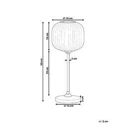 Avis Beliani Lampe à poser TOSNA Métal Noir