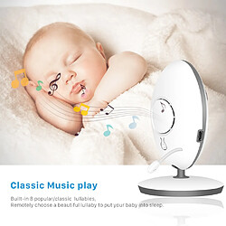 Acheter Universal Bébé moniteur radio baby-sitter musique interphone infrarouge 24 heures portable bébé caméra baby-ball interphone baby-sitter sans fil écran LCD audio vidéo