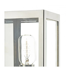 Luminaire Center Applique murale Era acier inoxydable et verre 1 ampoule