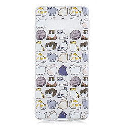 Wewoo Coque Fashion Etui de protection en TPU peint pour Galaxy S10 Plus motif Mini Cat