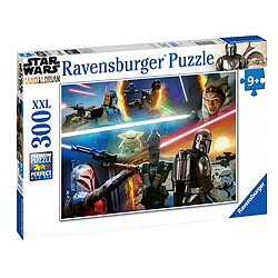 Ravensburger Puzzle Premium 300 Pièces XXL Softclick Feux croisés Star Wars The Mandalorian Multicolore pas cher